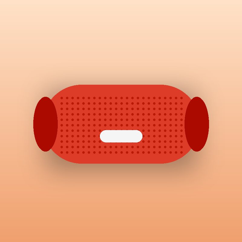 JBL Flip 6 Bluetooth Speaker, Red